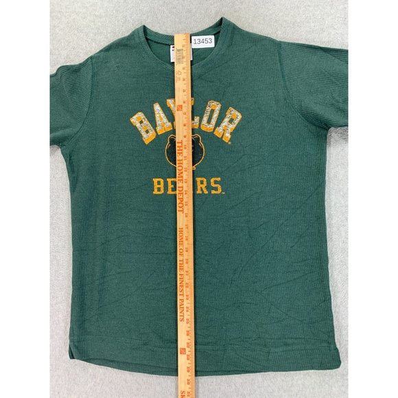 Baylor Bears Champion Thermal Long Sleeve Shirt (Men's Medium) Green - Picture 9 of 12